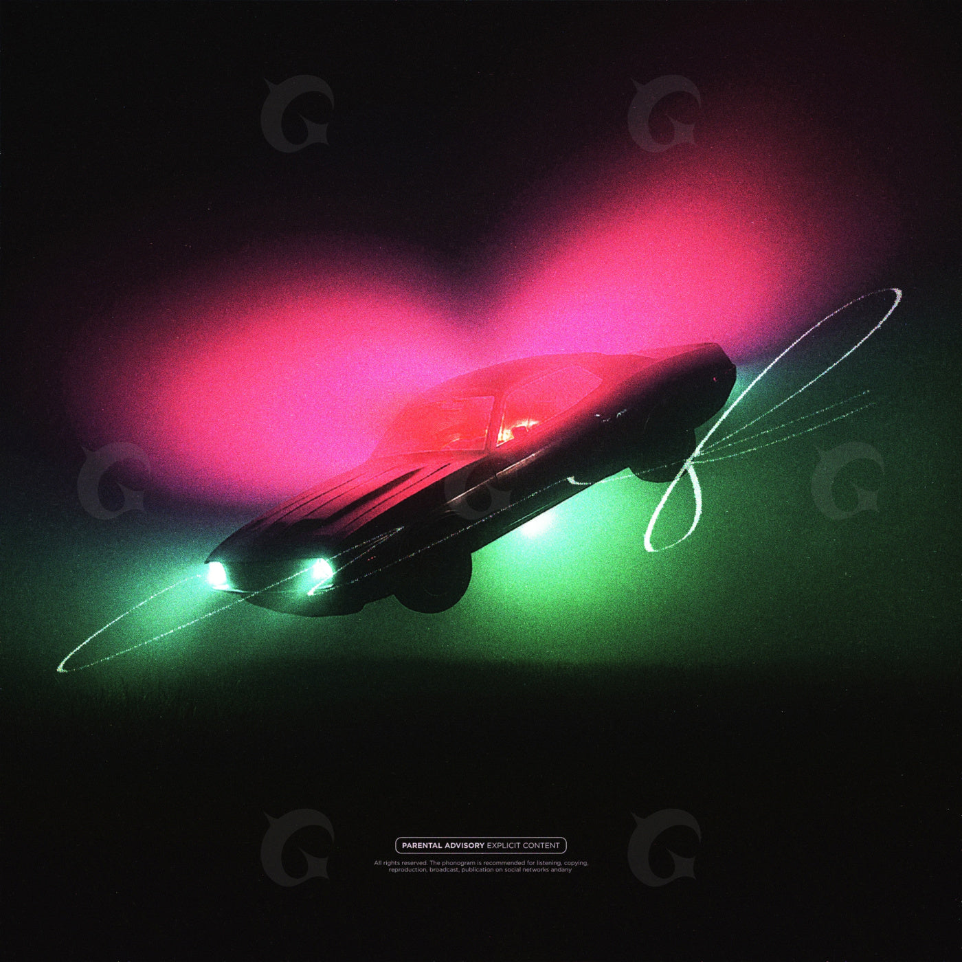 Neon highway flight