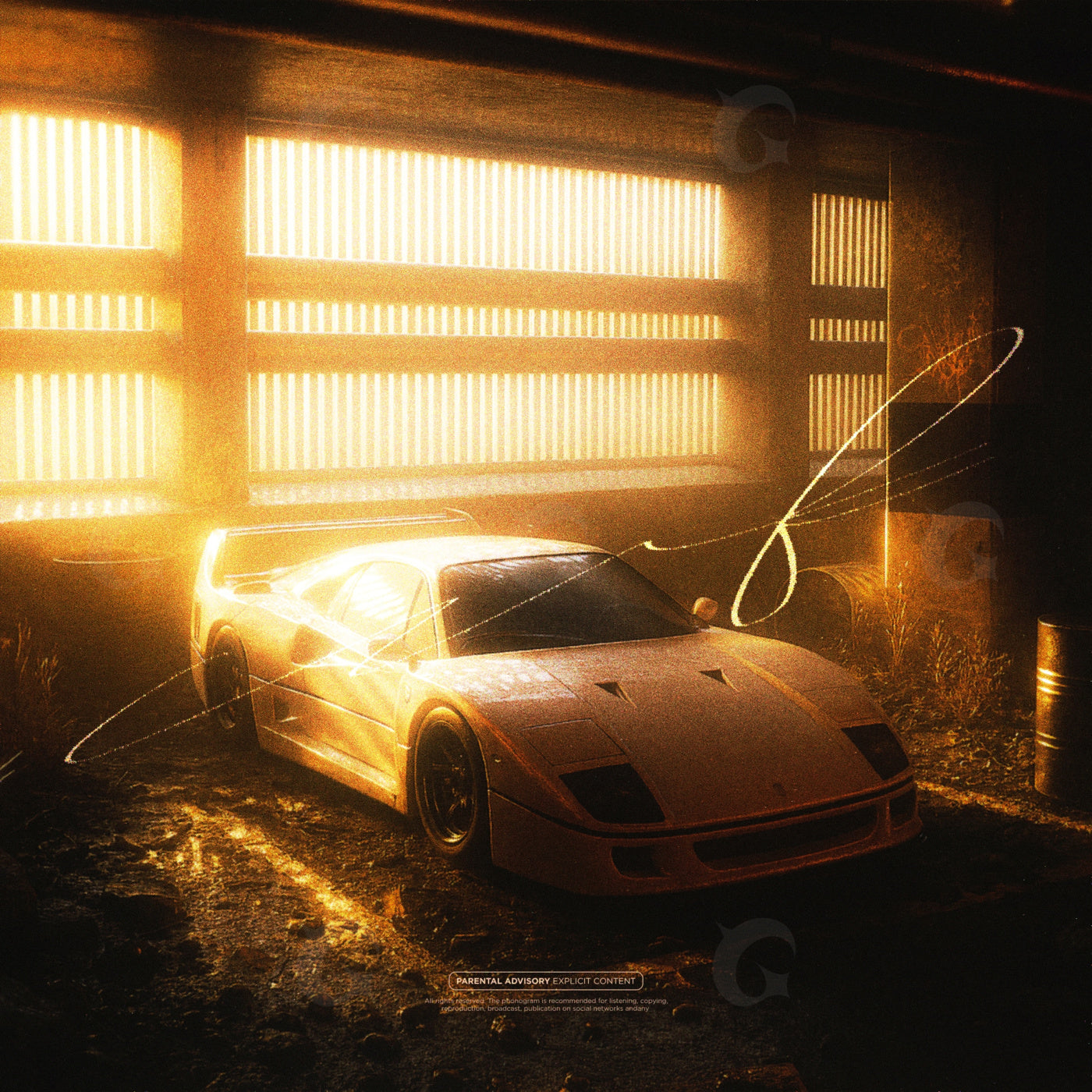 Sunlit garage racer
