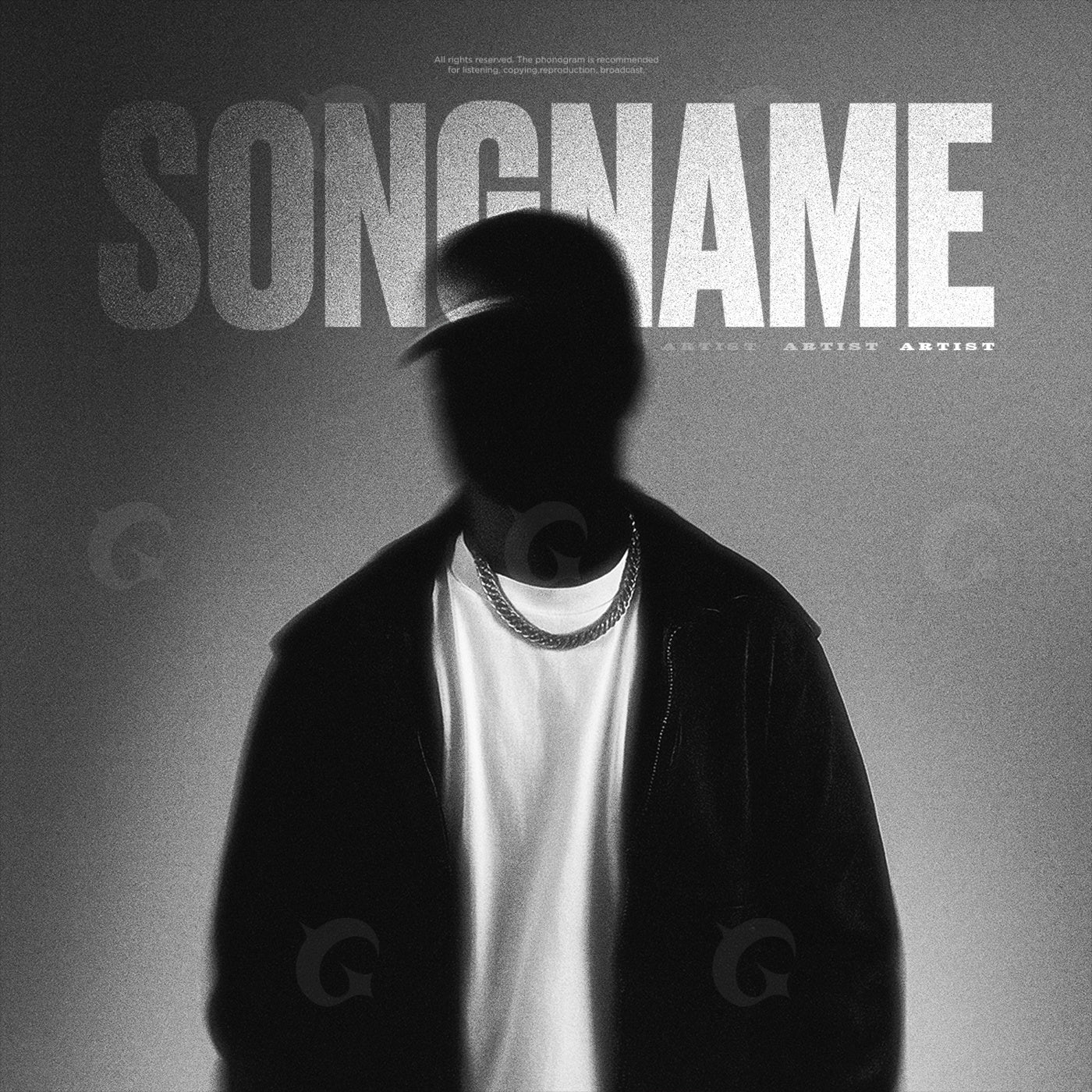 Shadowed chain silhouette