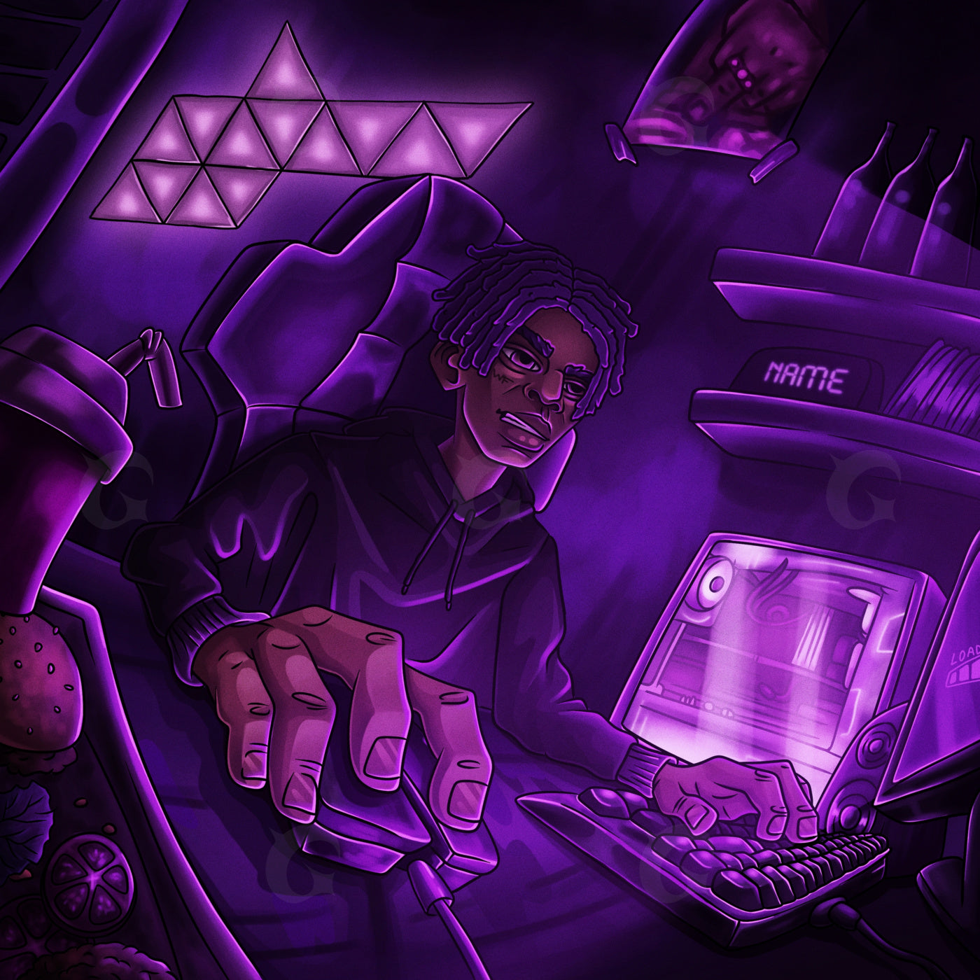 Midnight gaming session
