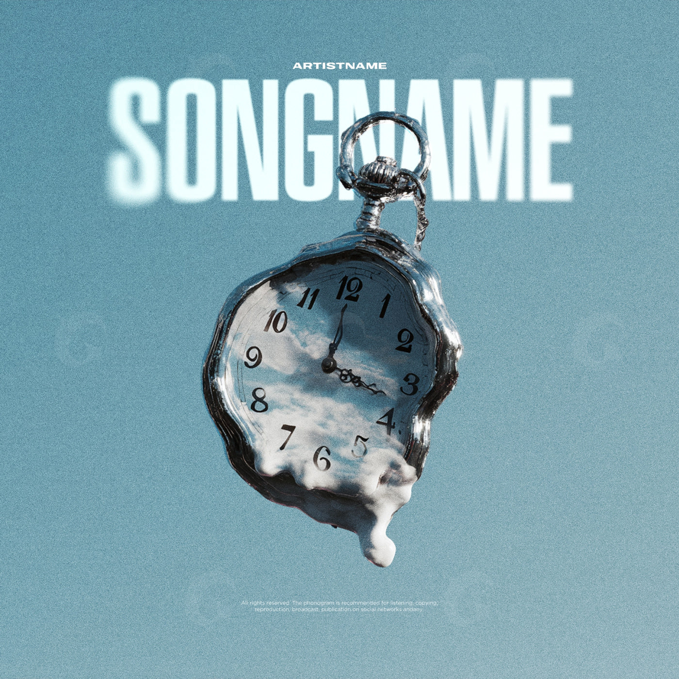 Melting pocket watch