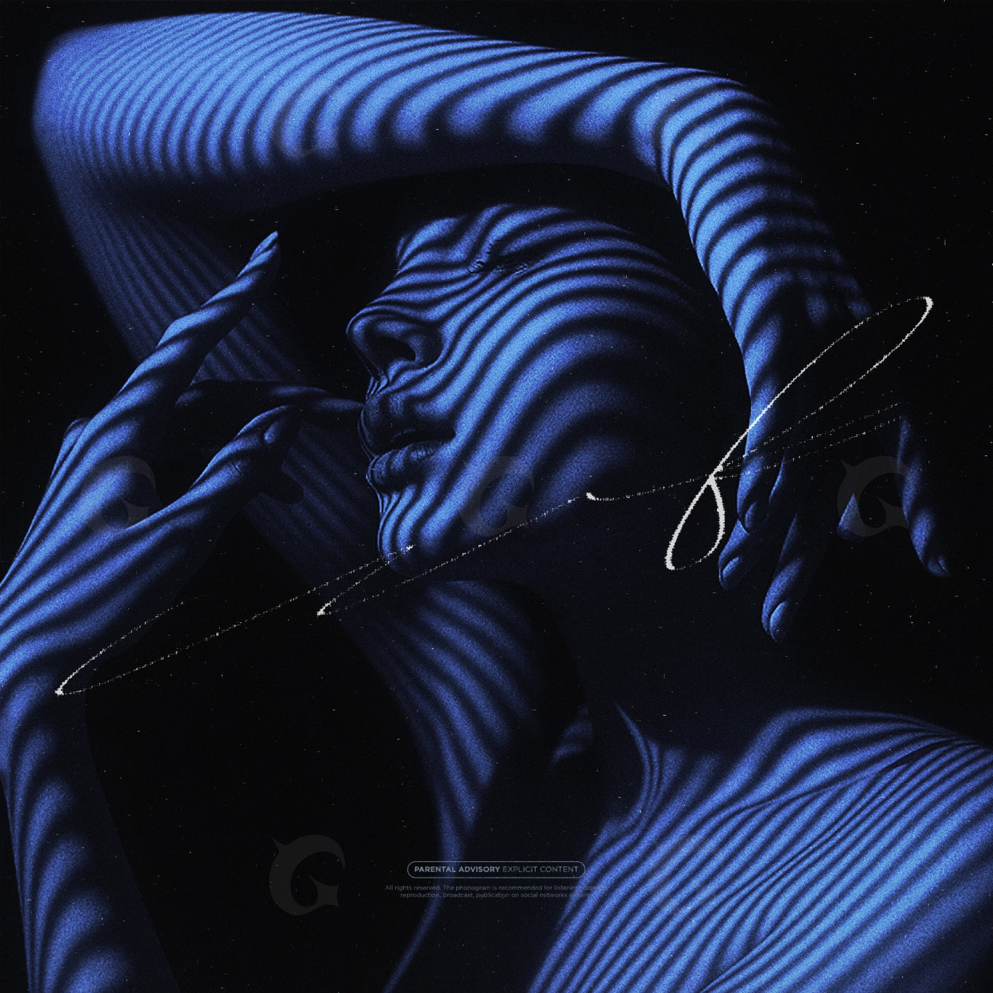 Shadowed face stripes
