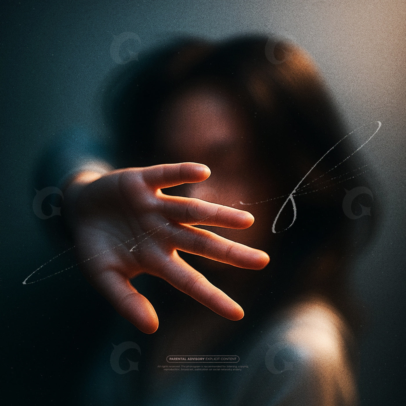 Reaching hand forward