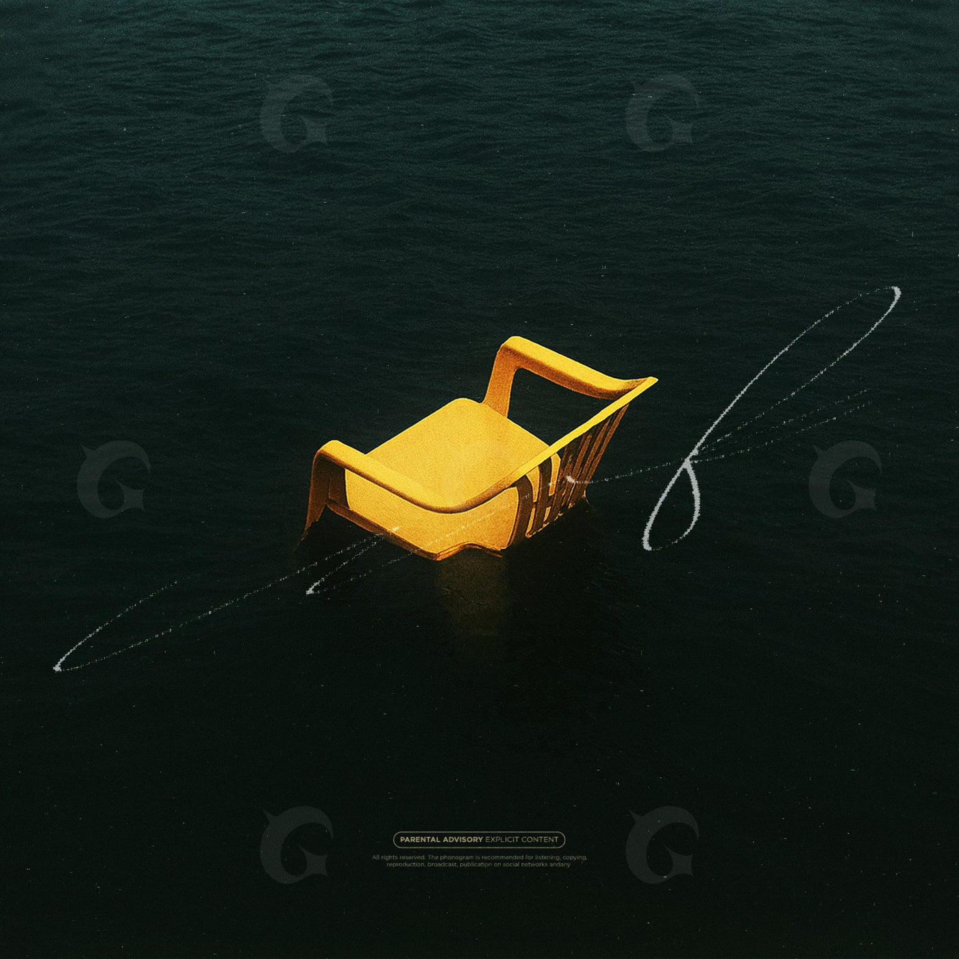 Lonely floating chair
