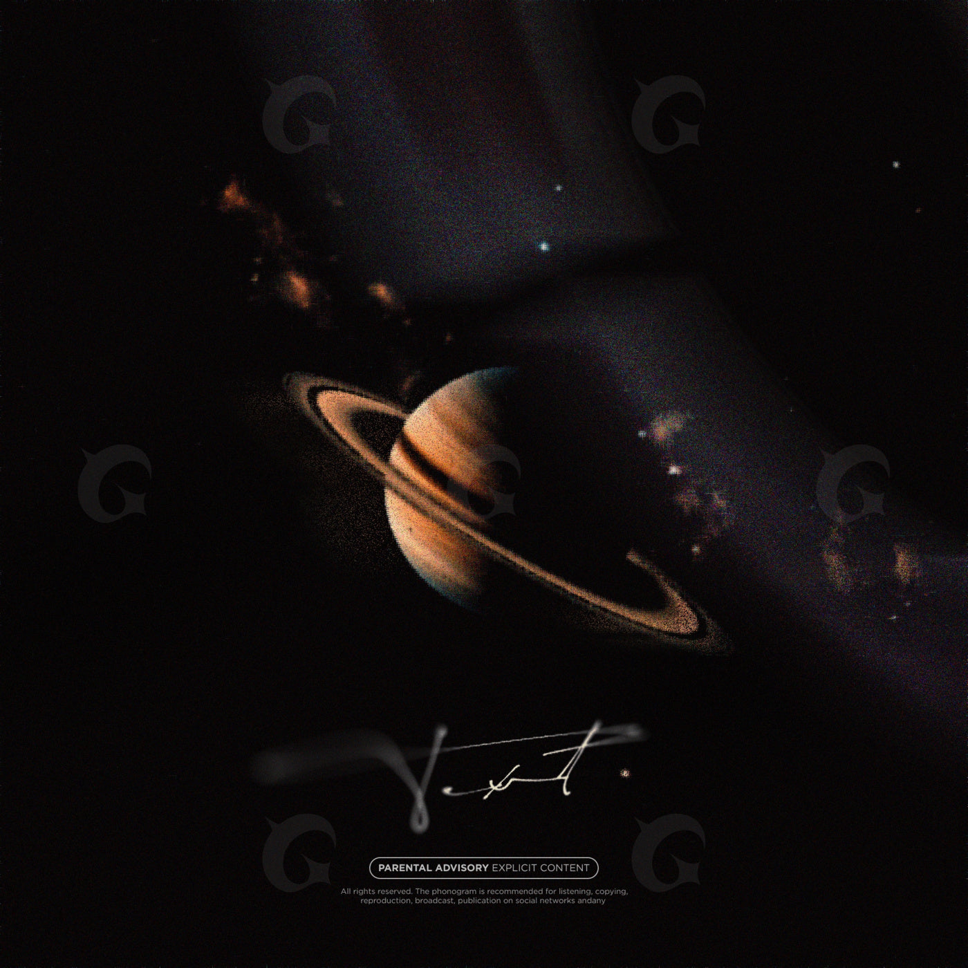 Rings around planet