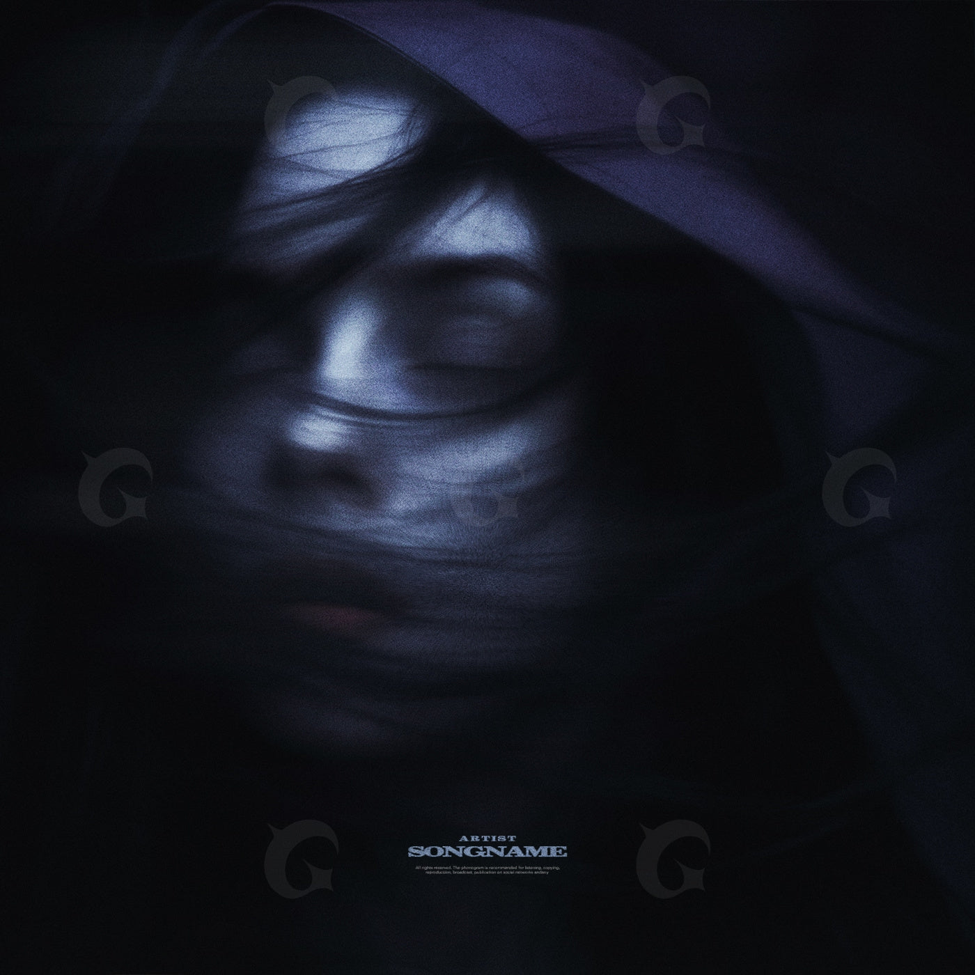 Veiled sleeping face