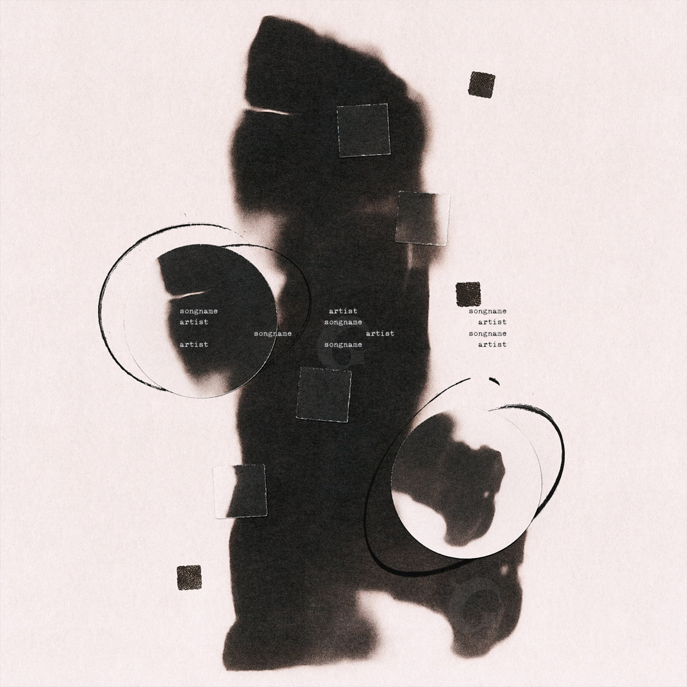 Shadowed silhouette figures