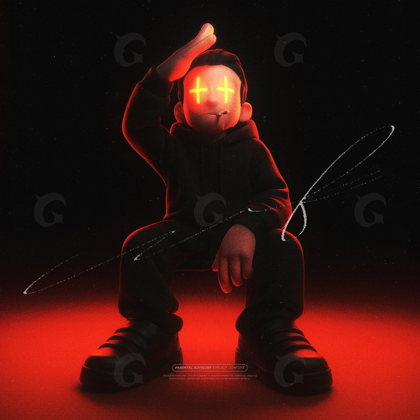 Neon eyed stranger