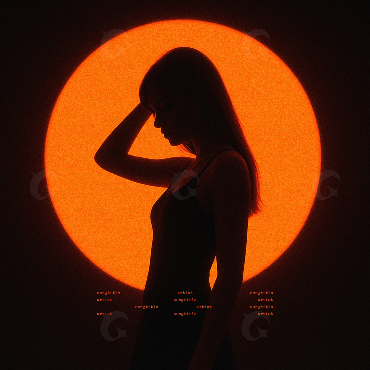 Silhouette against sun