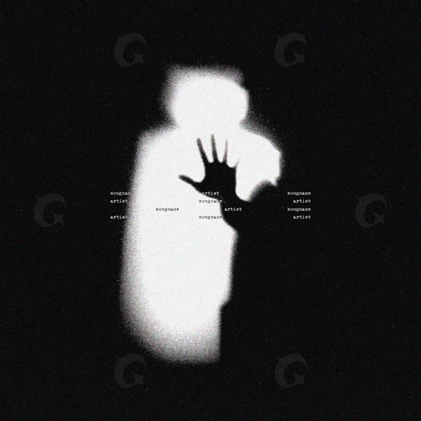 Shadow hand reaching