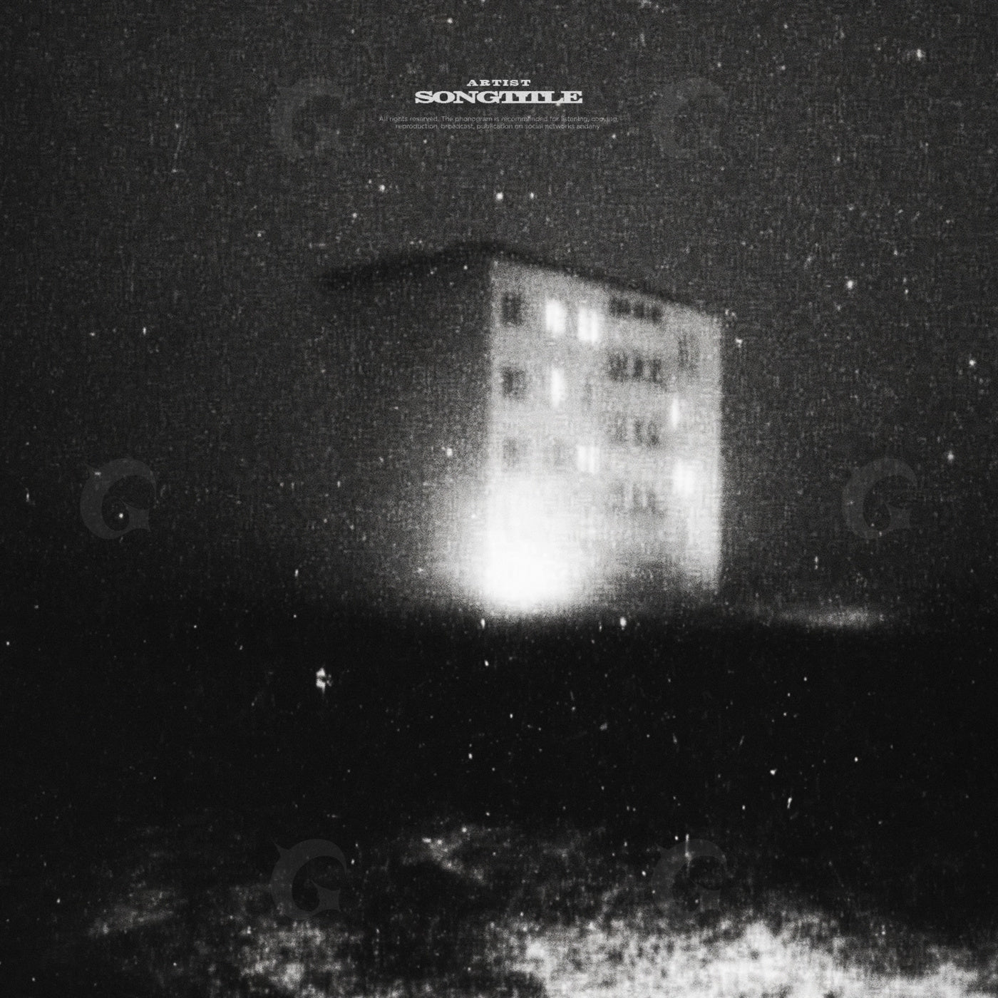 Lonely apartment block