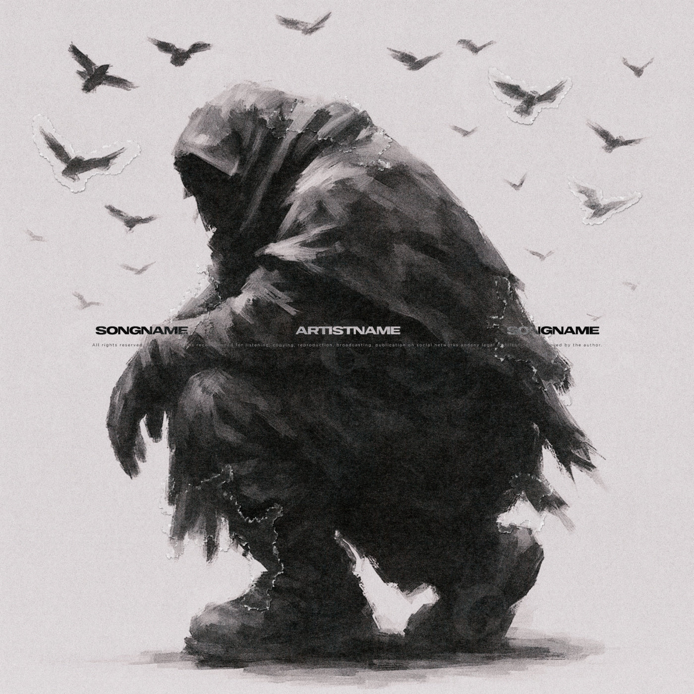 Hooded and birds