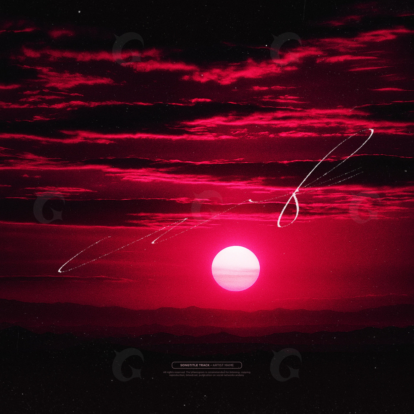 Sun over horizon