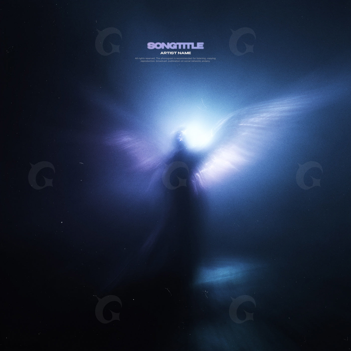 Shadowed angel rising