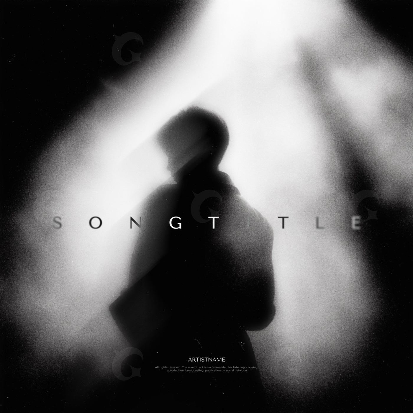 Silhouette in mist