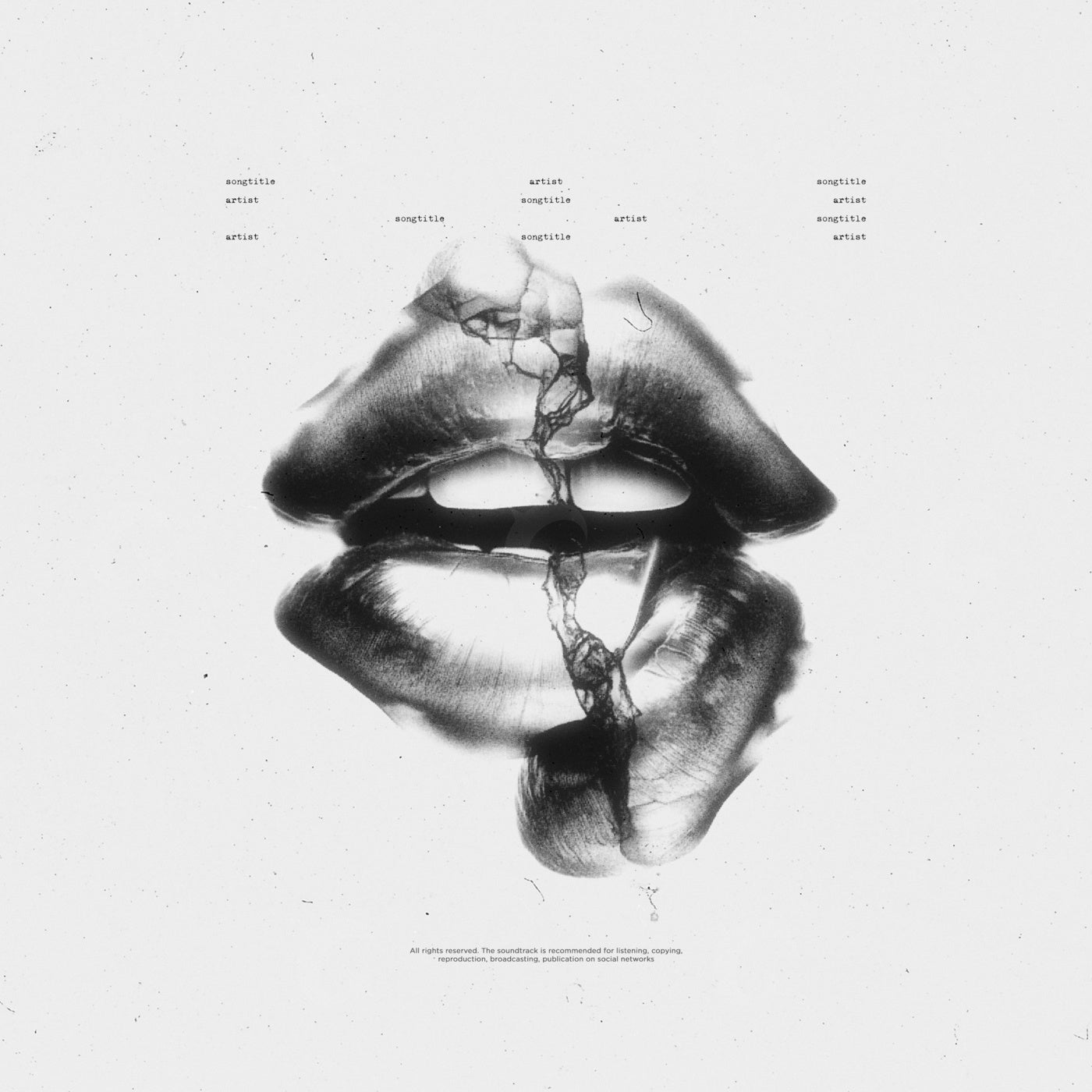 Cracked whispering lips