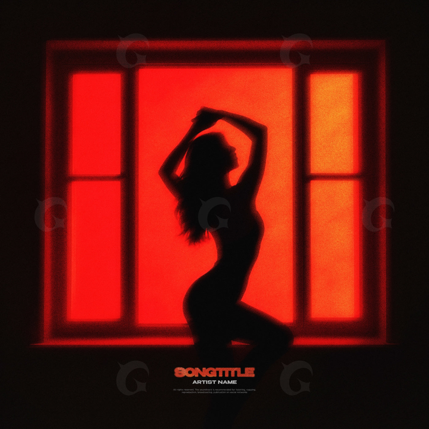 Silhouette by window