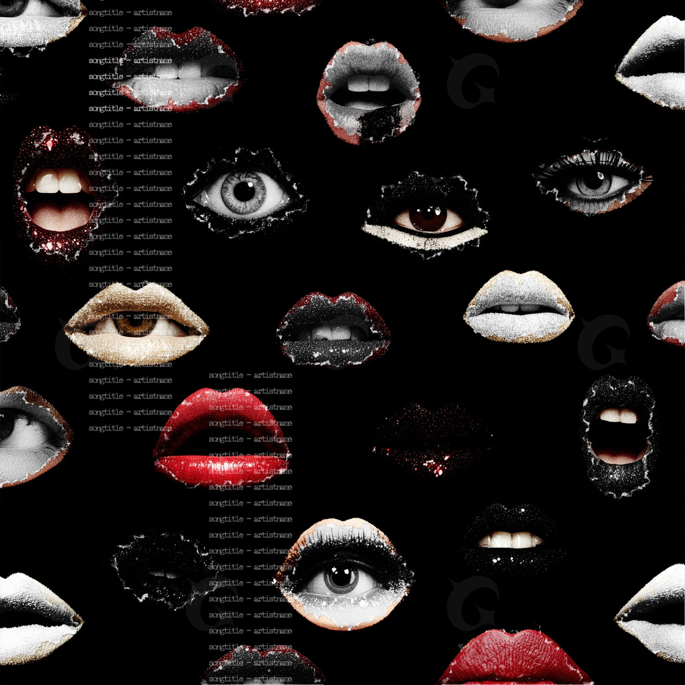 Lips and eyes