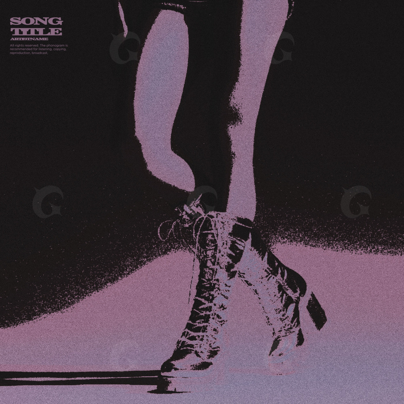 Laced heel steps