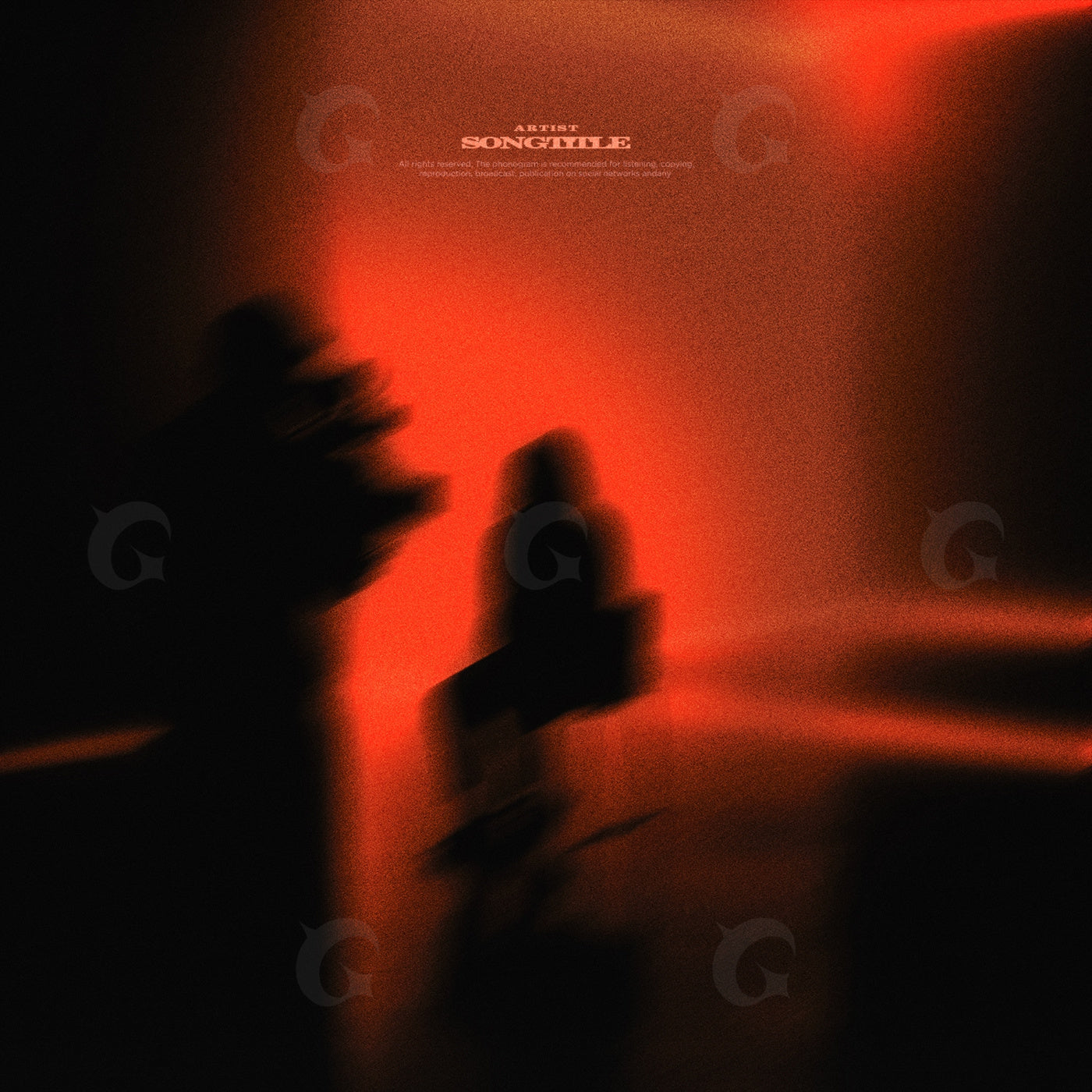 Shadowed flower silhouette