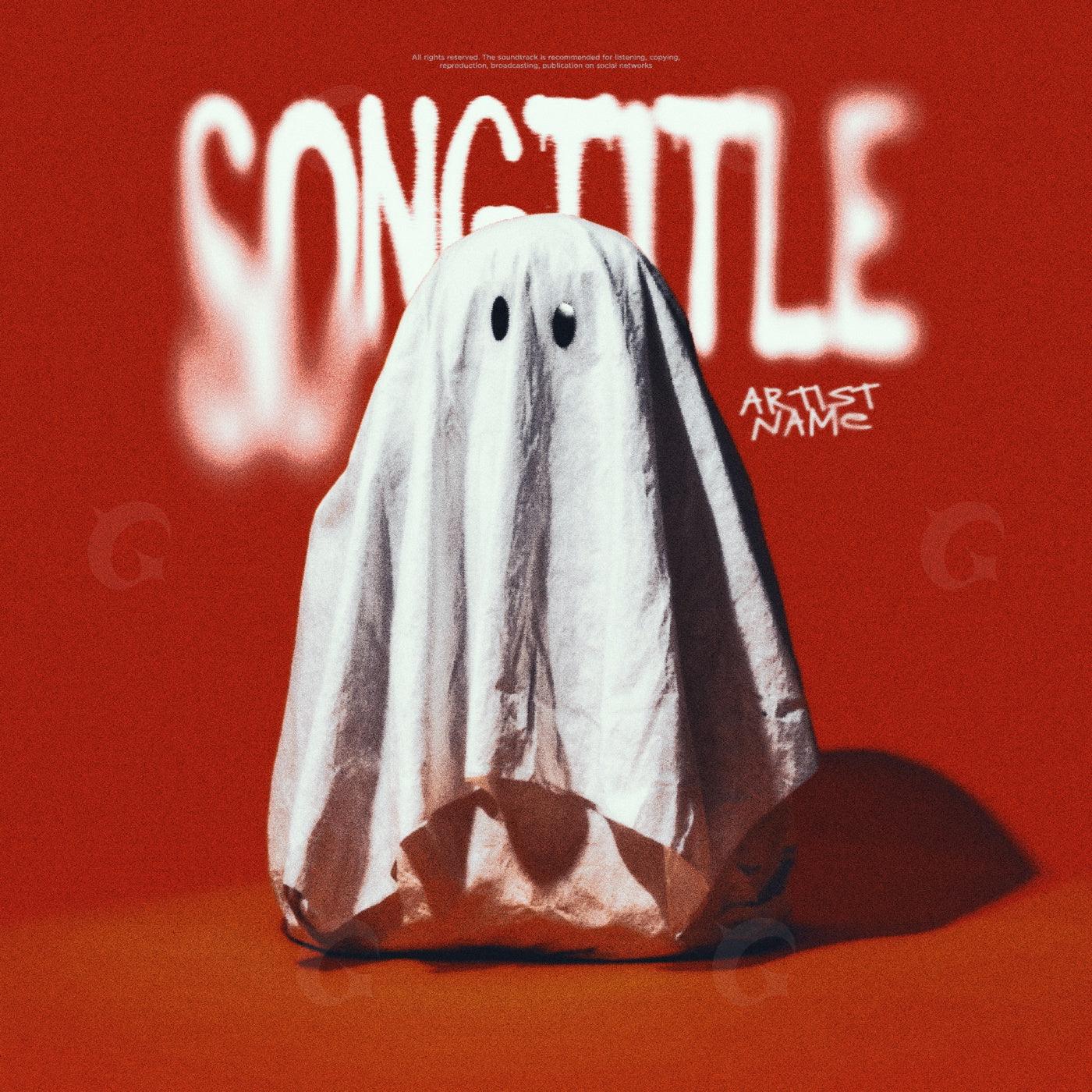 Ghost under sheet