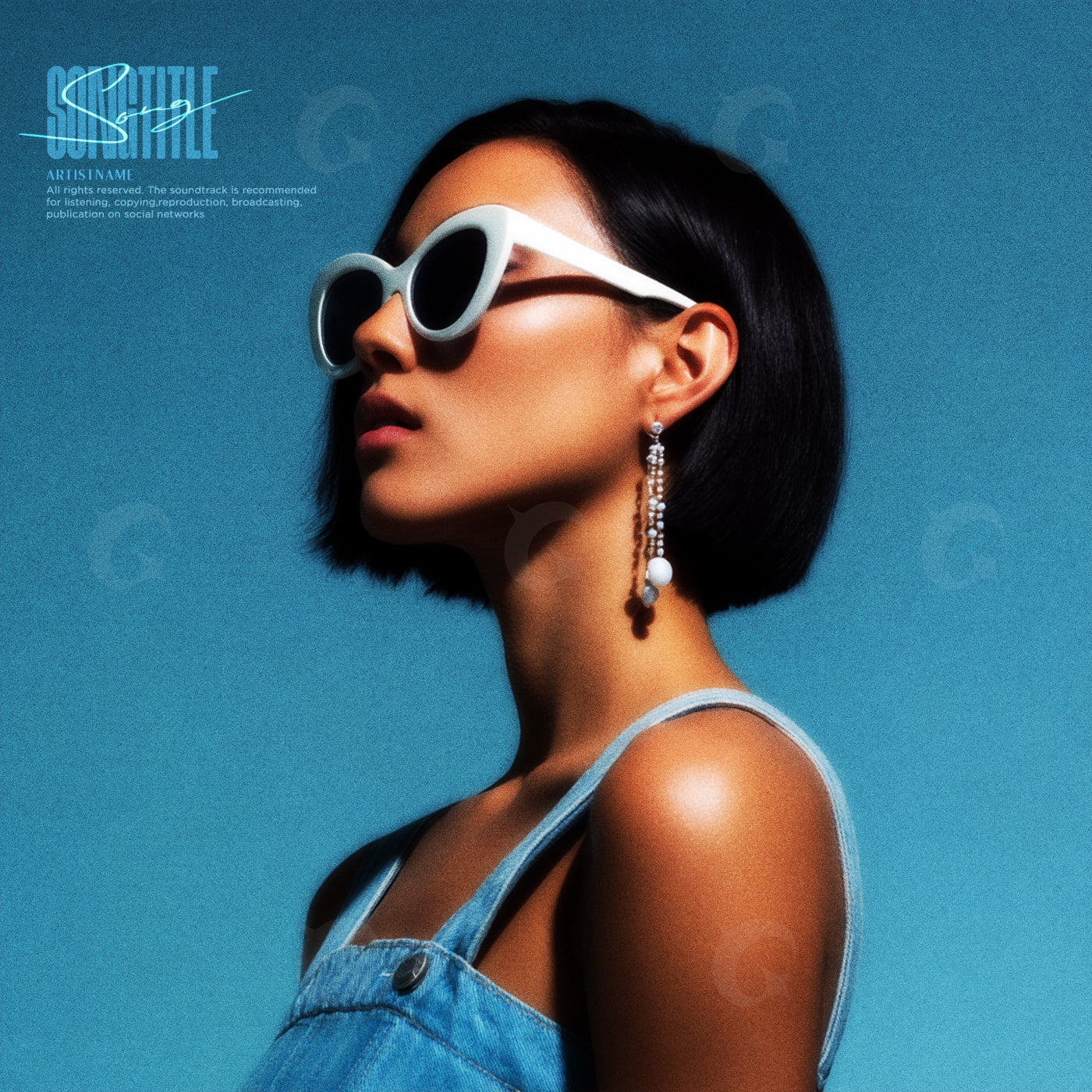 Sunglass silhouette statement