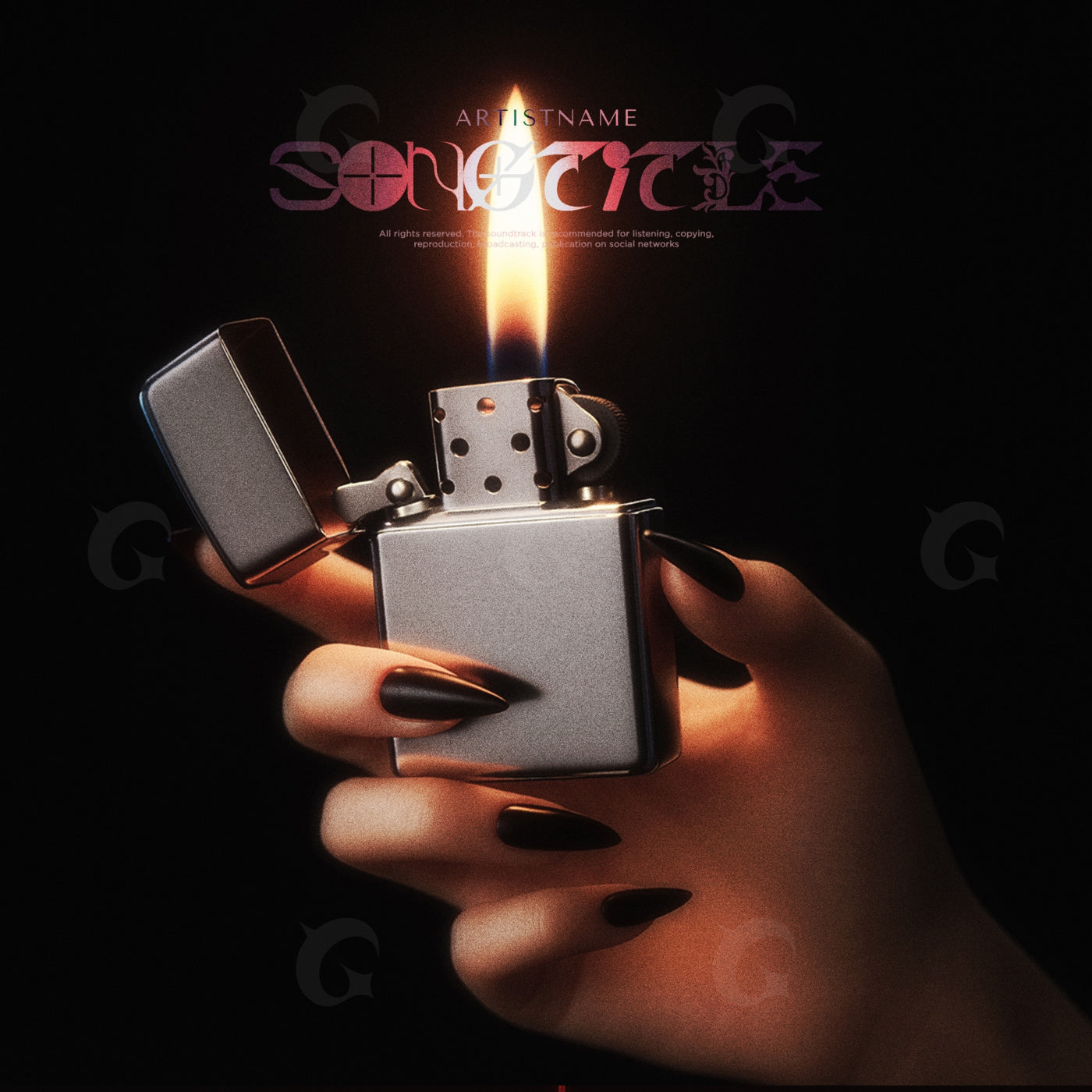Midnight flame holder