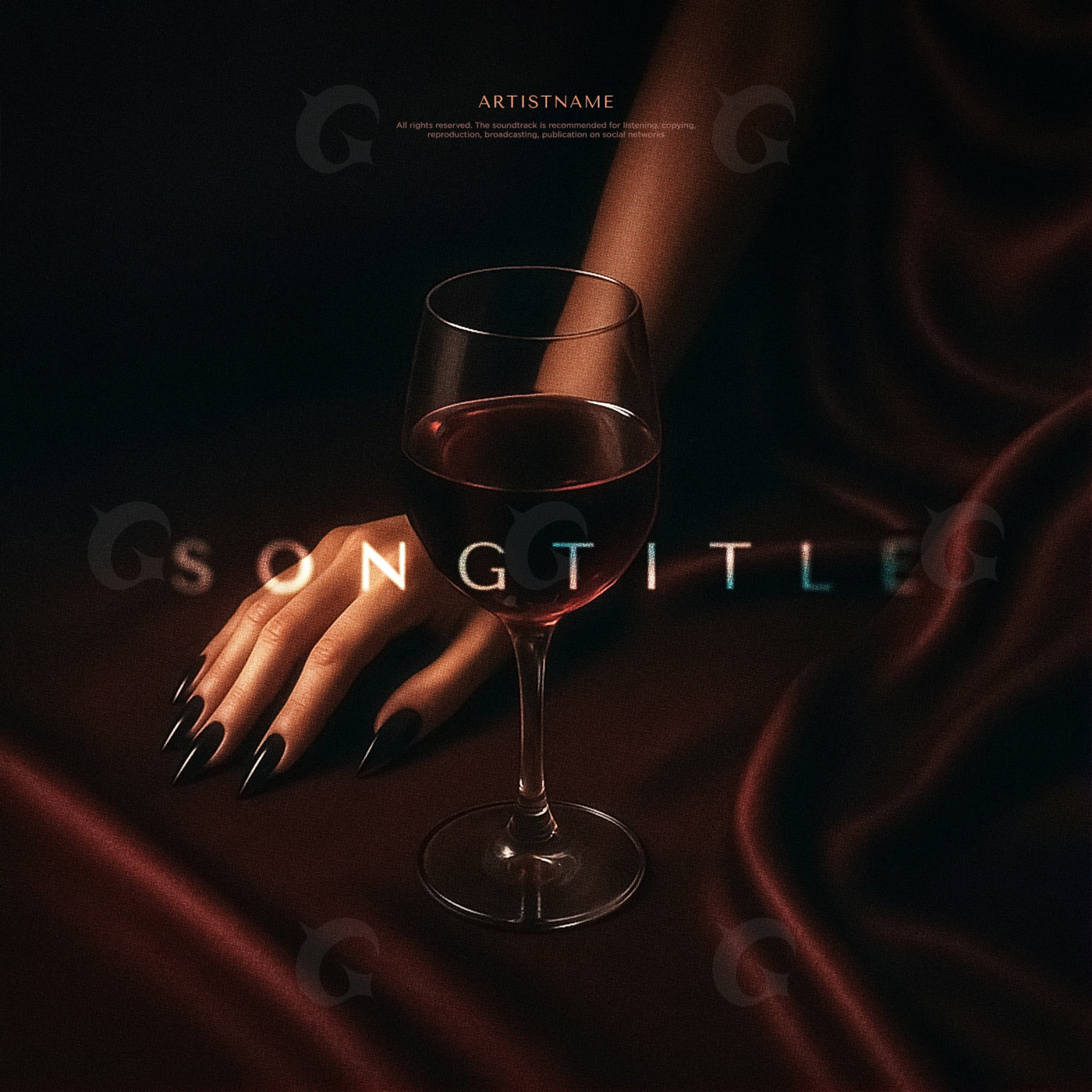 Midnight nail wine