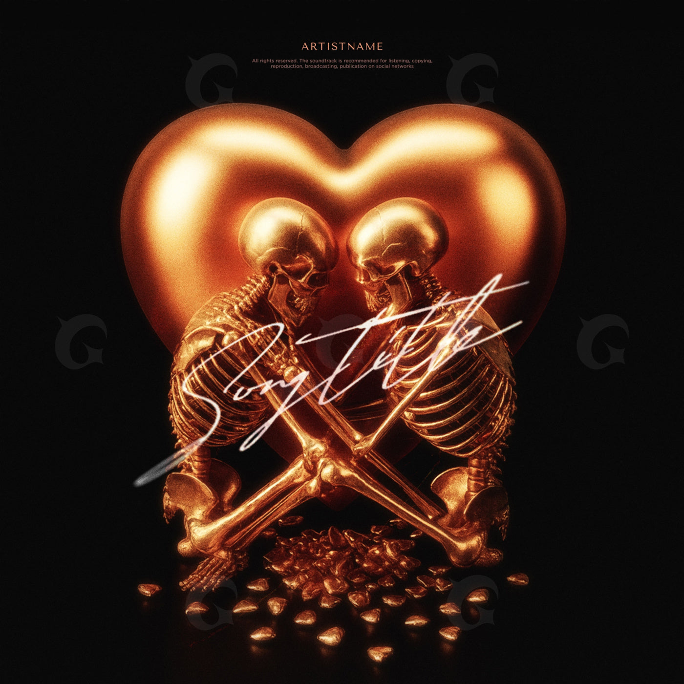 Eternal skeleton embrace