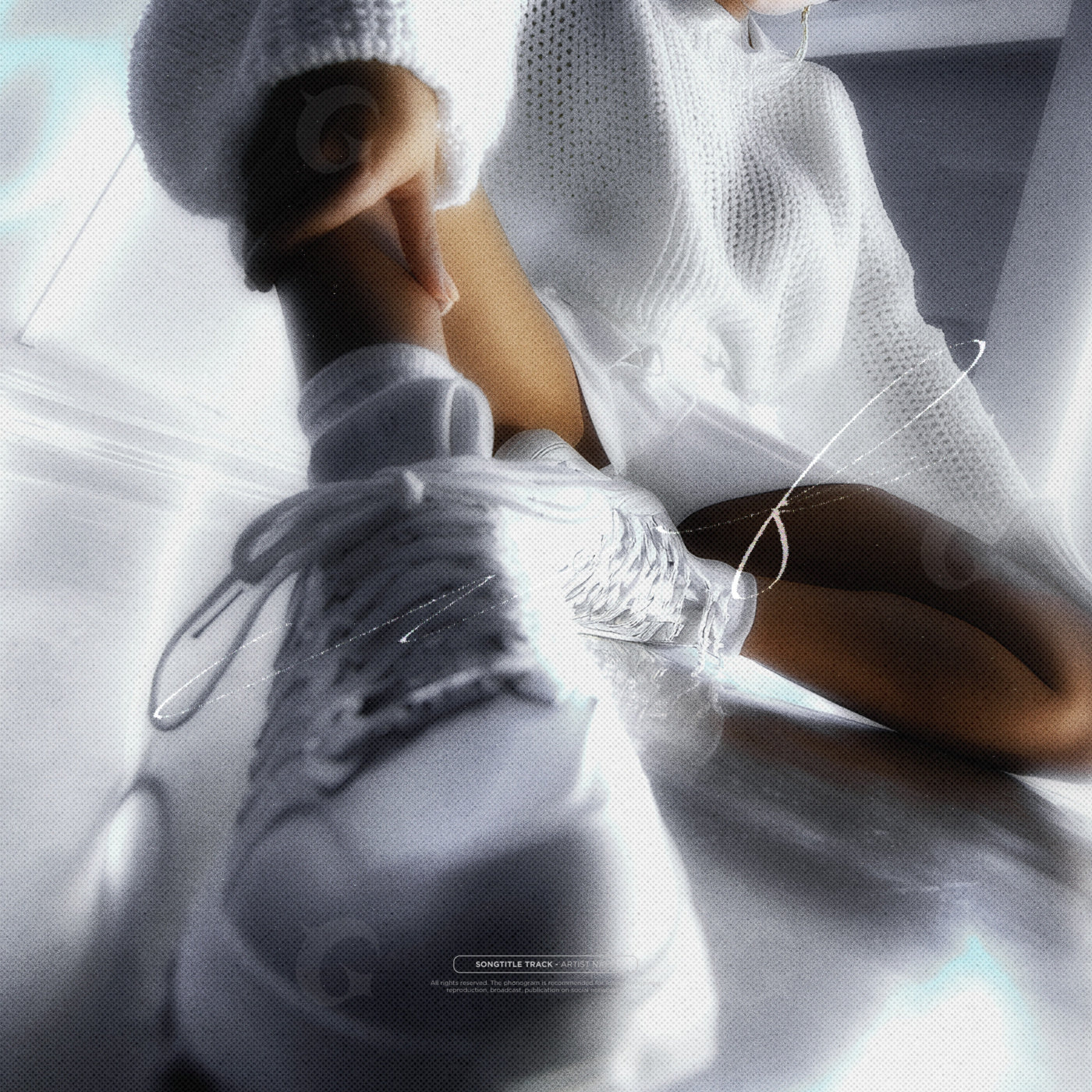 Knit sweater sneakers