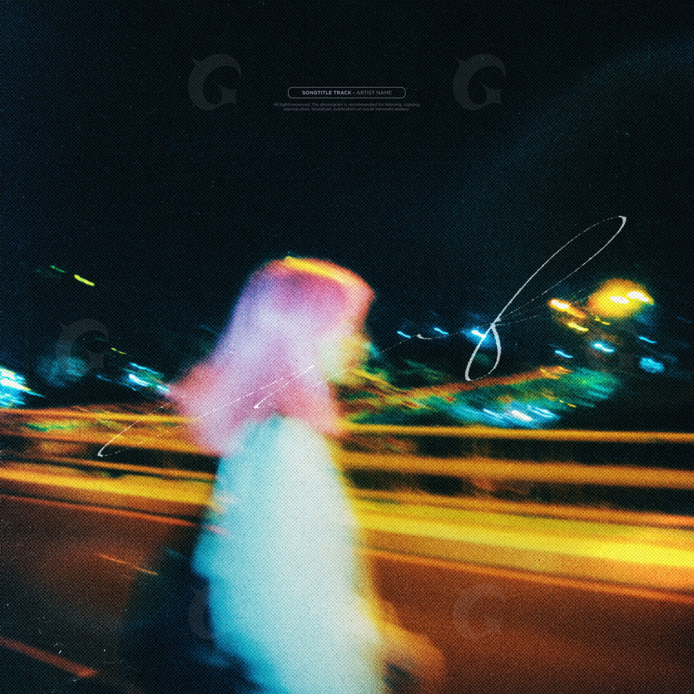 Neon night walker