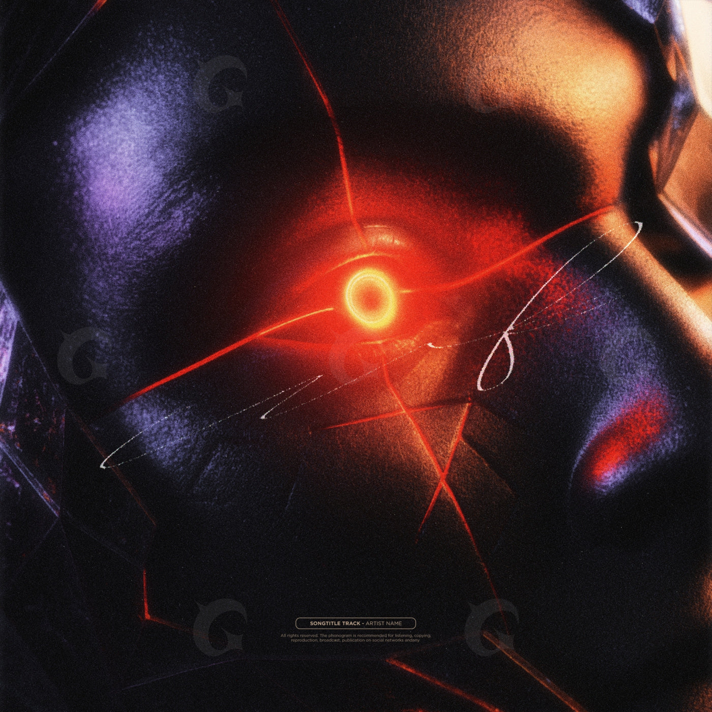 Neon orb gaze