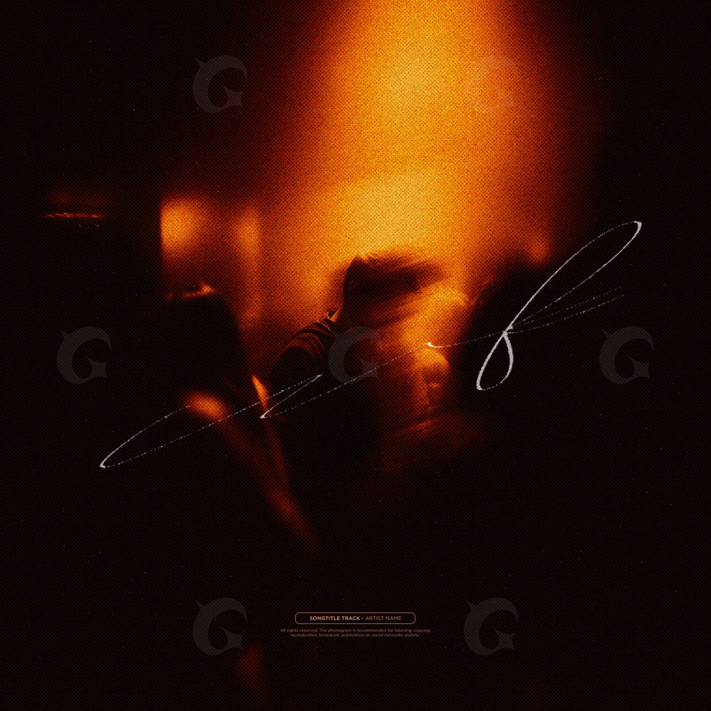 Flickering night figures
