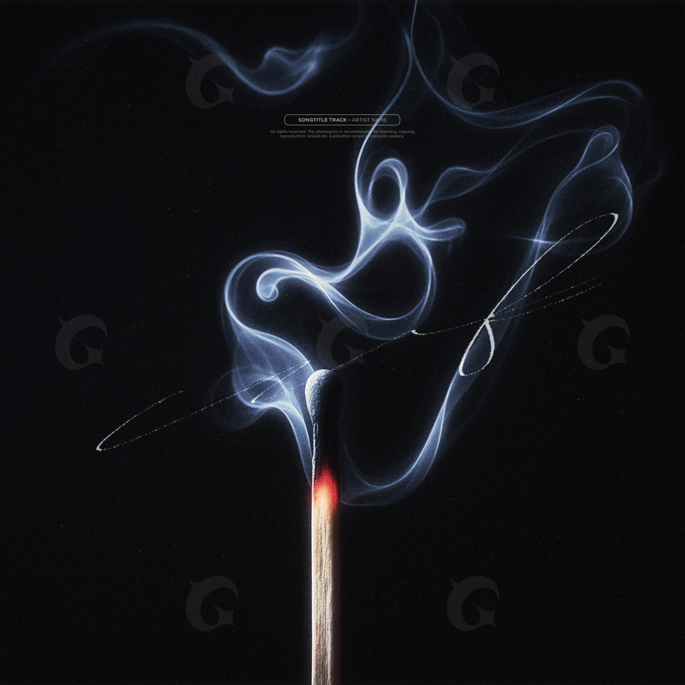Smoldering match smoke