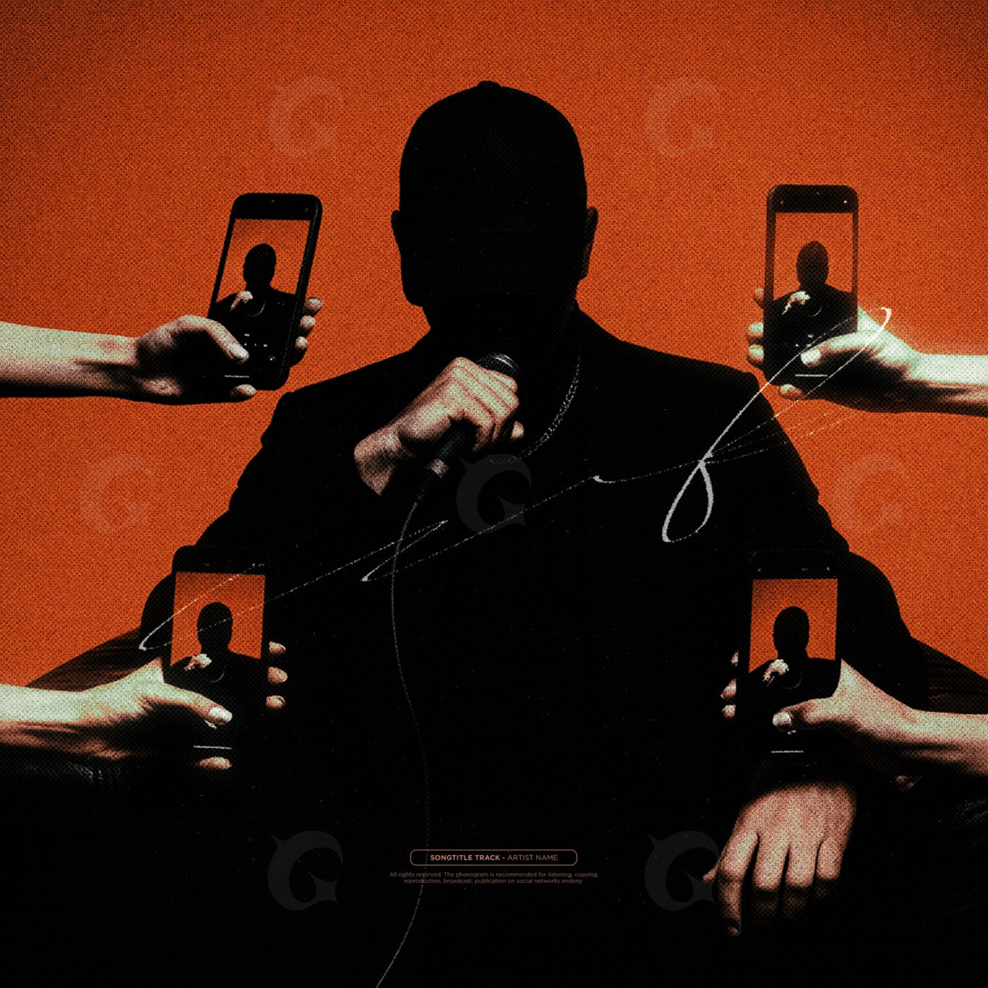 Silenced performer phones