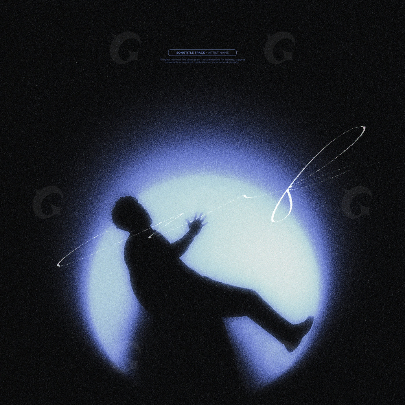 Silhouette against moonlight