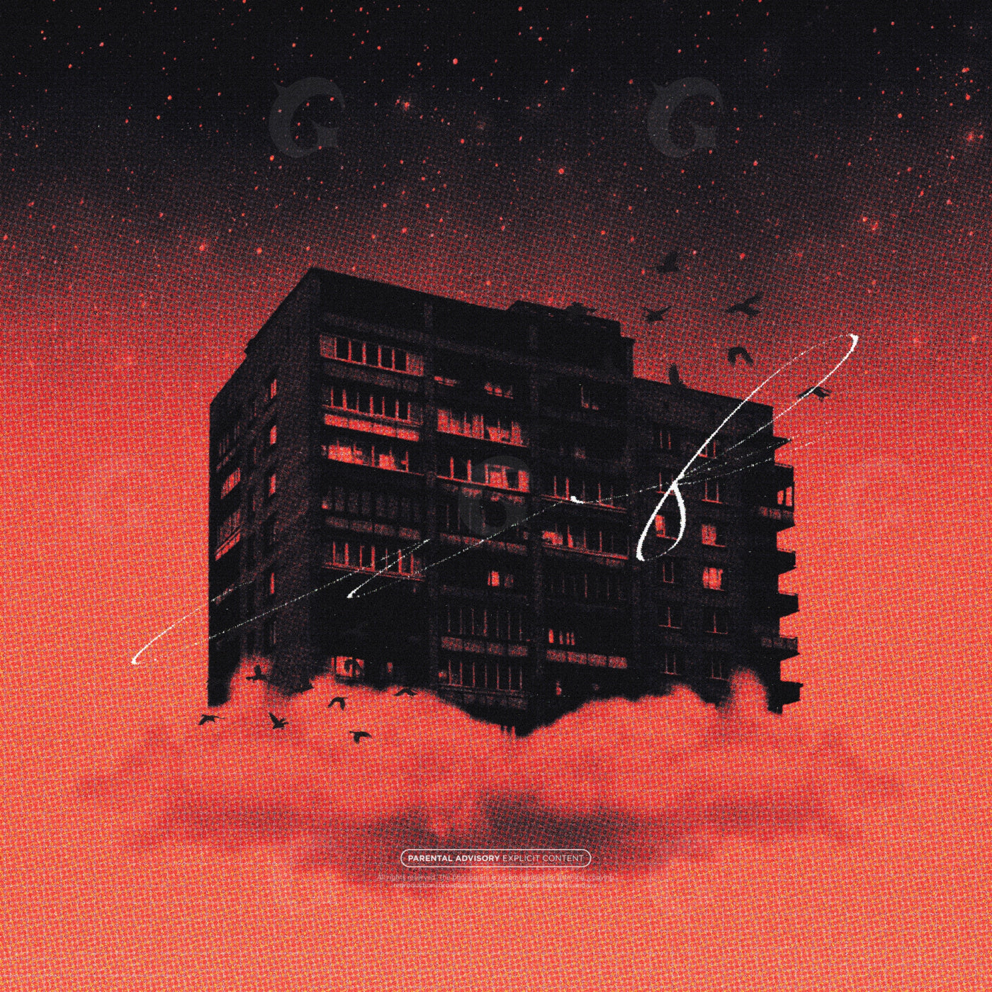 Floating apartment block