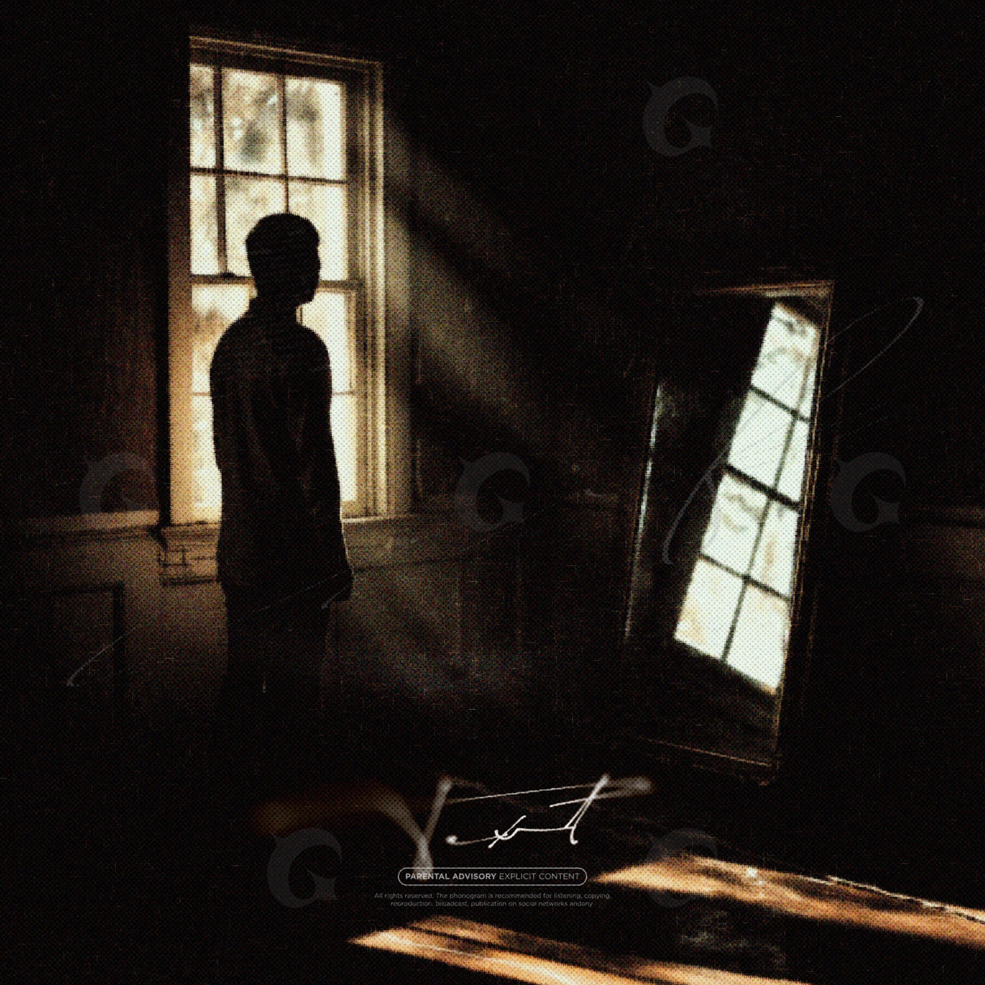 Silhouette by window