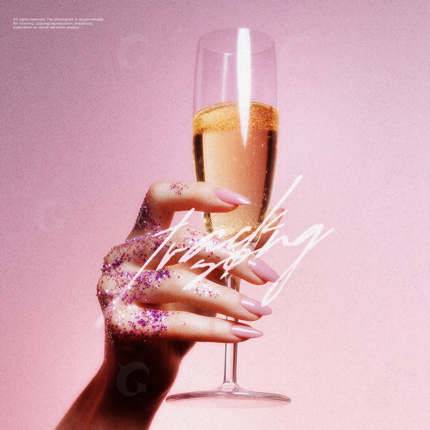 Sparkling celebration toast