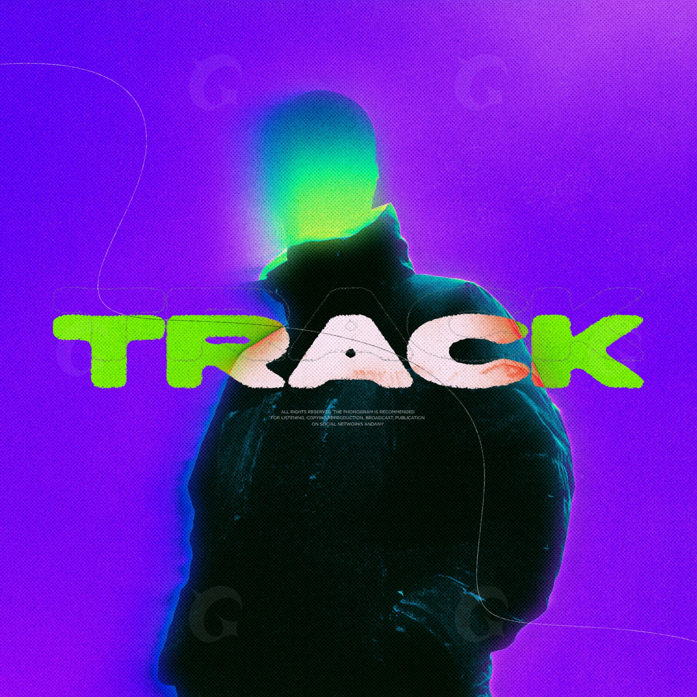 Neon jacket silhouette