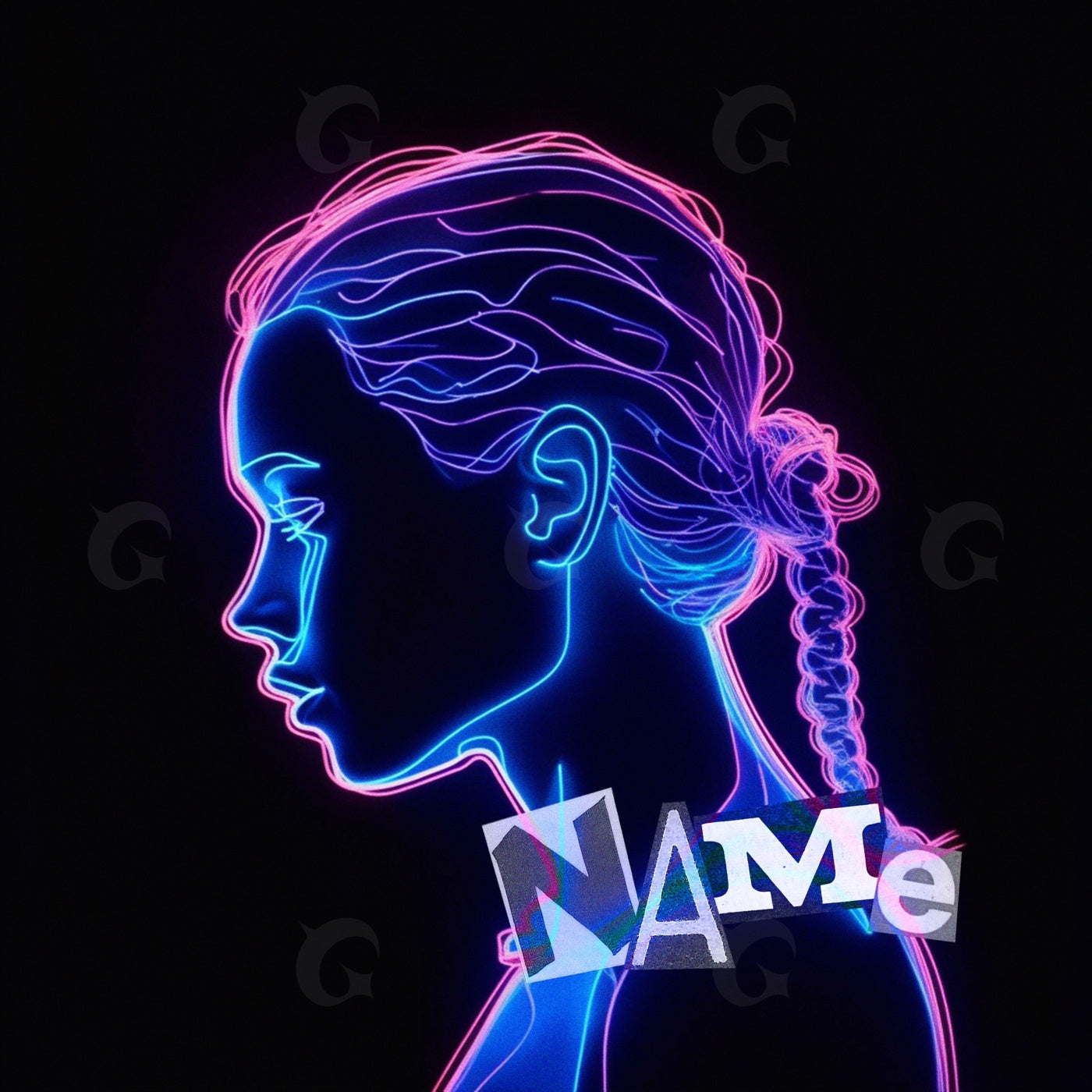 Silent neon horizon