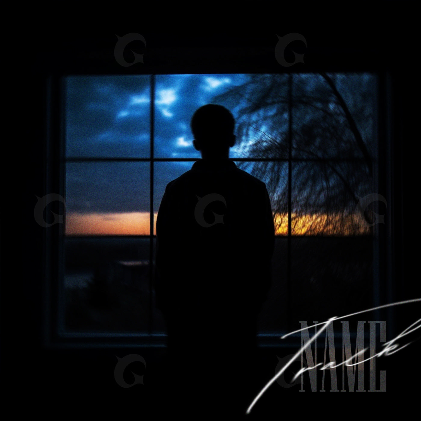 Silhouette at window