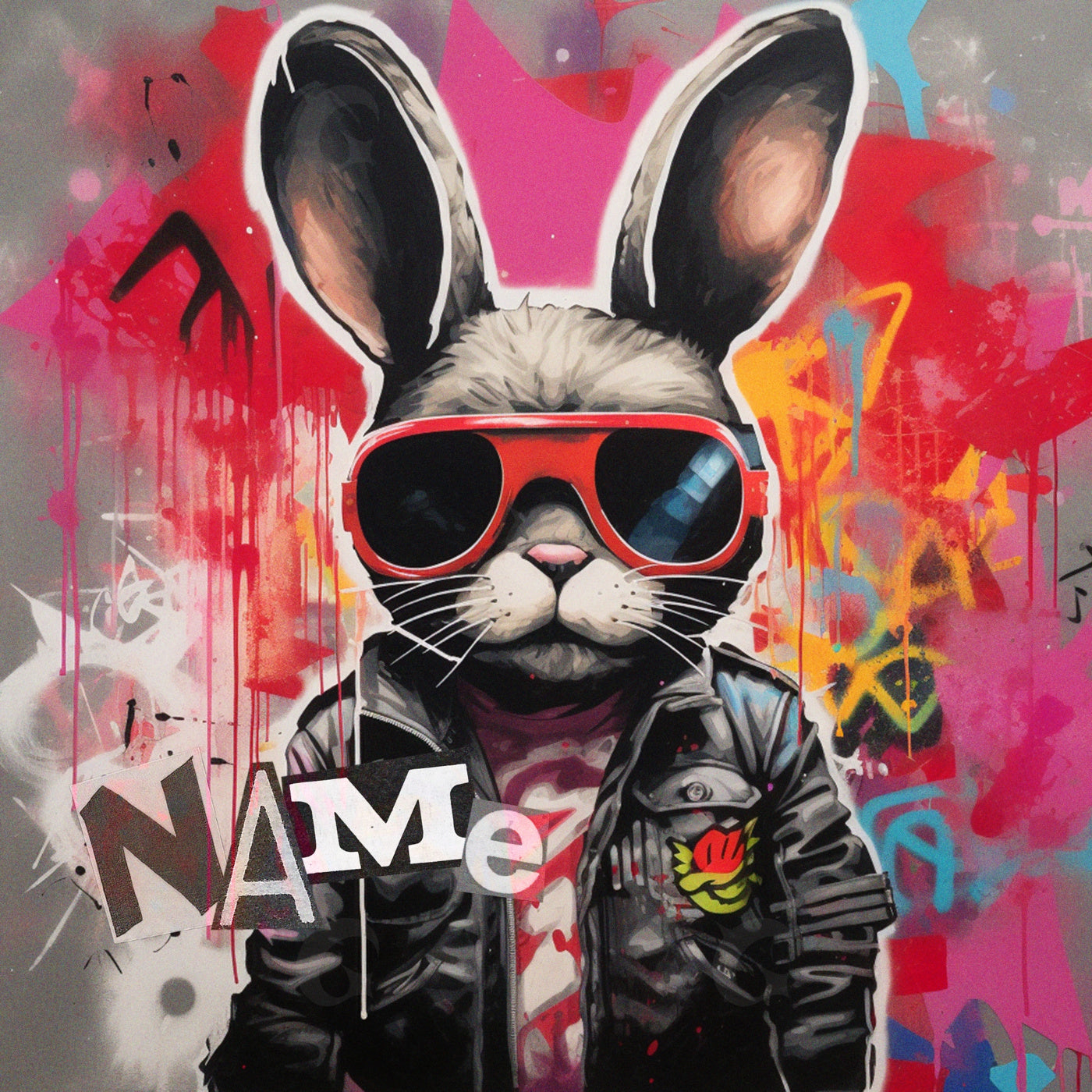 Bunny with sunglasses