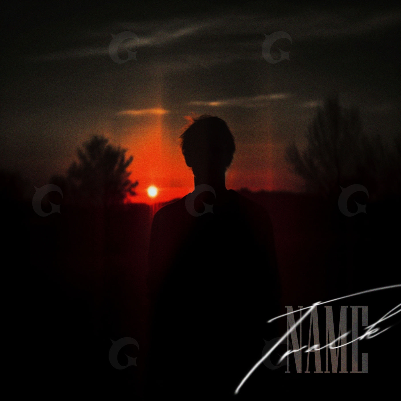 Silhouette at sunset