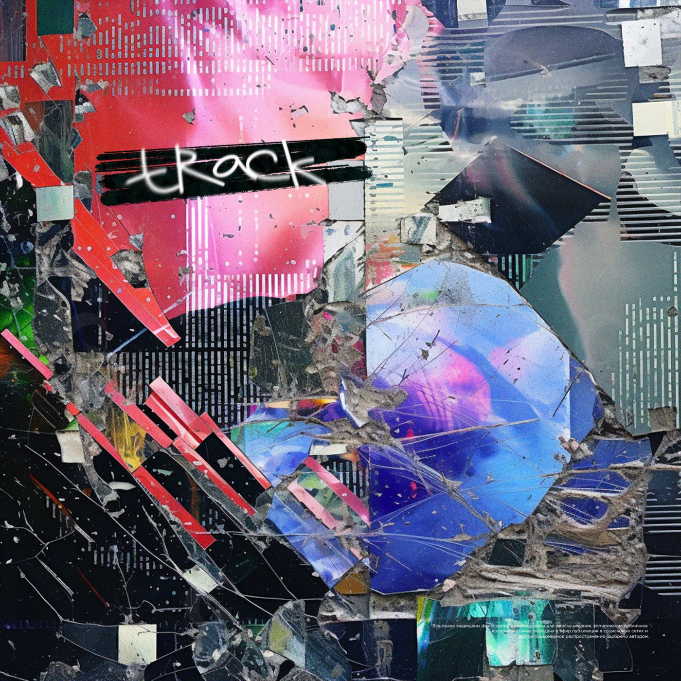 Shattered neon orbit