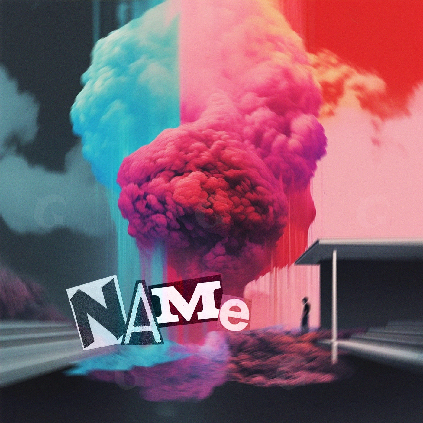 Surreal smoke burst