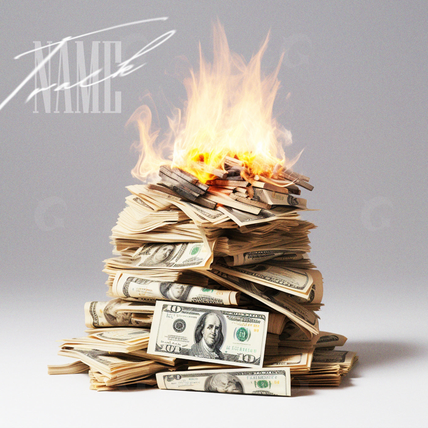 Burning cash stack