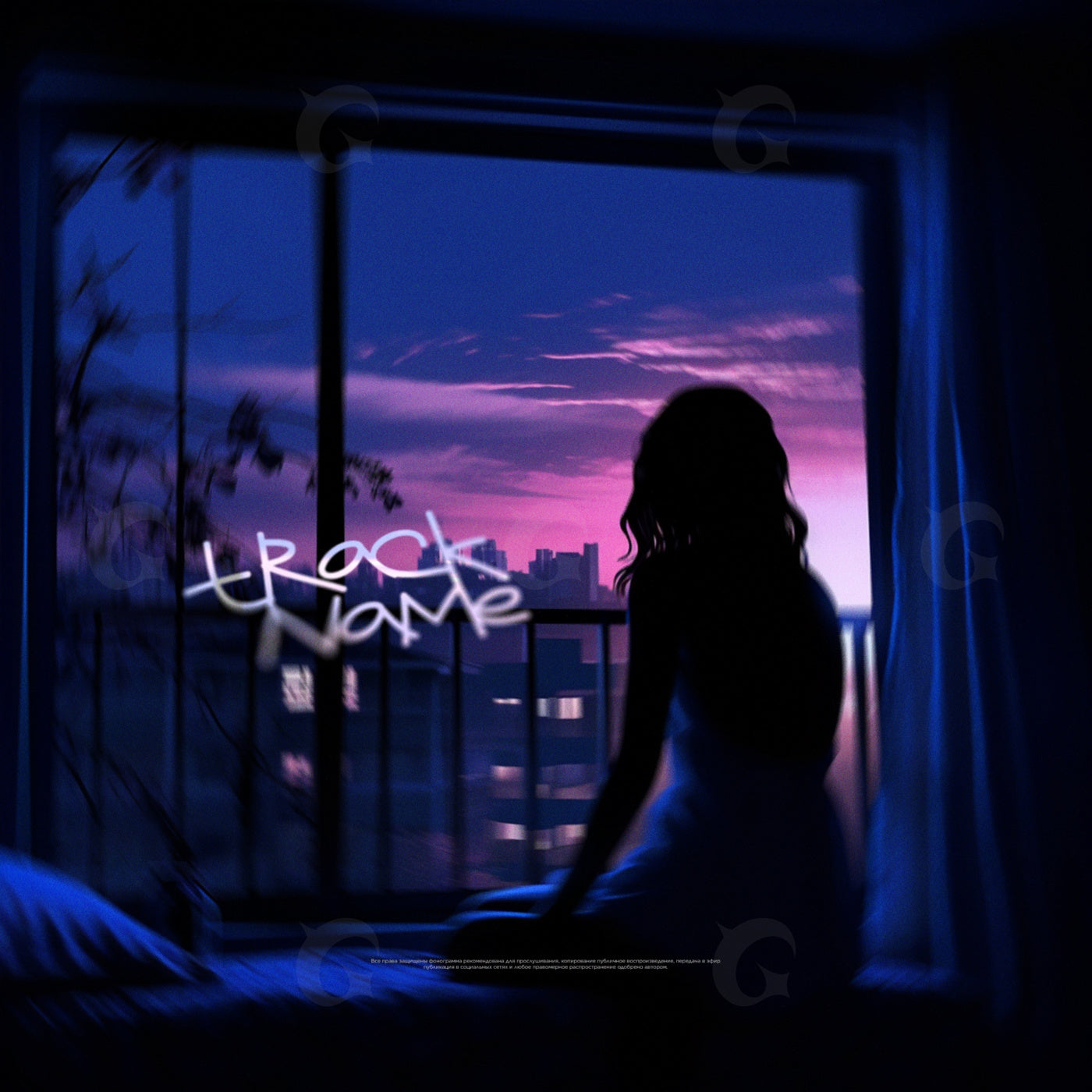 Midnight window gaze