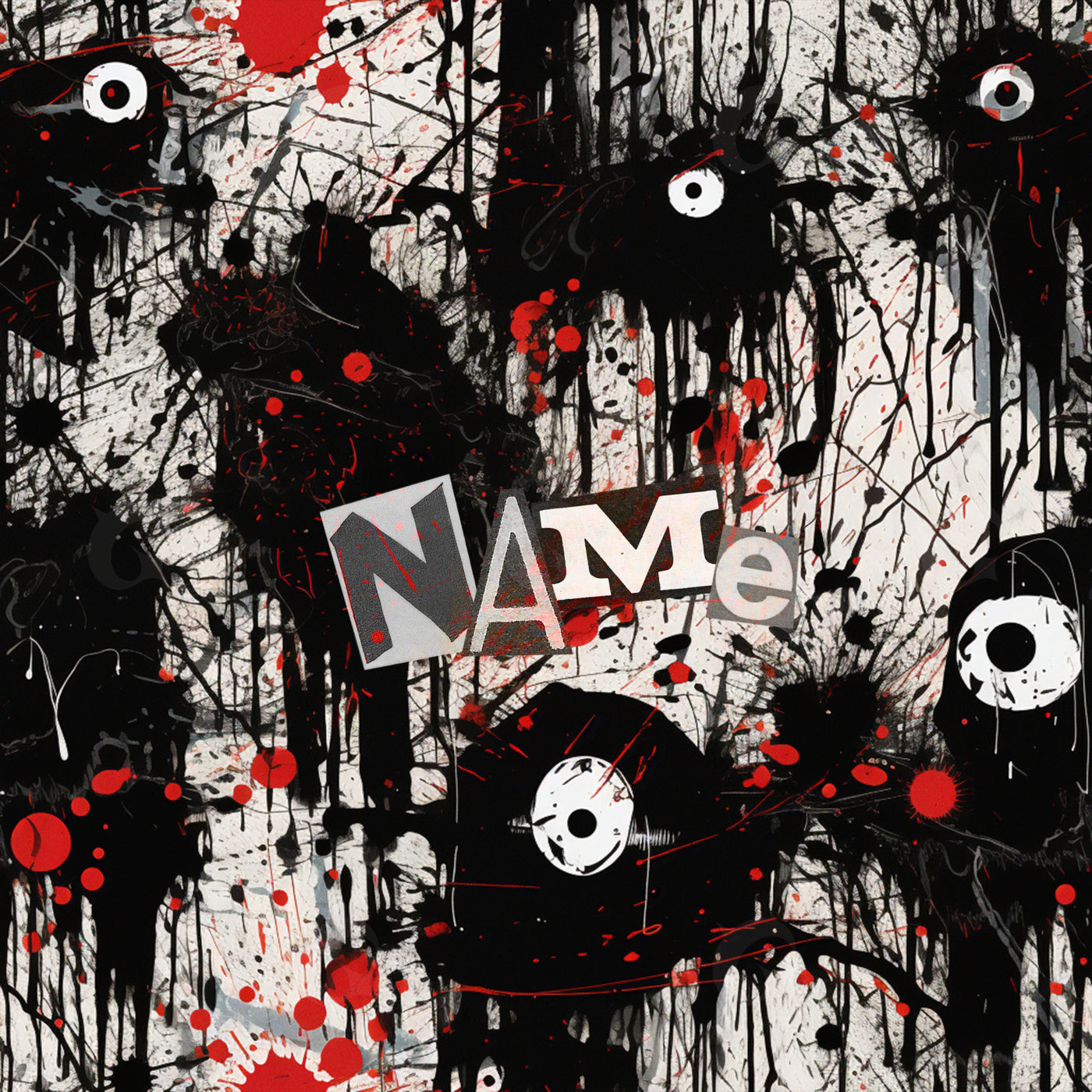 Splatters surrounding records