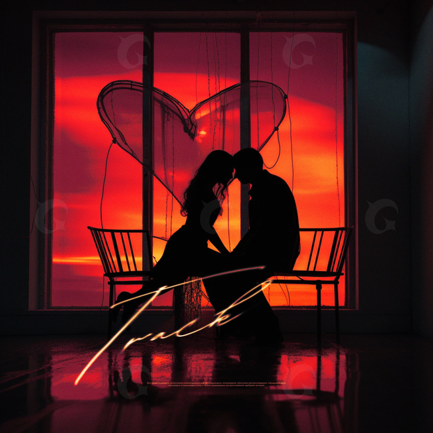 Sunset window embrace